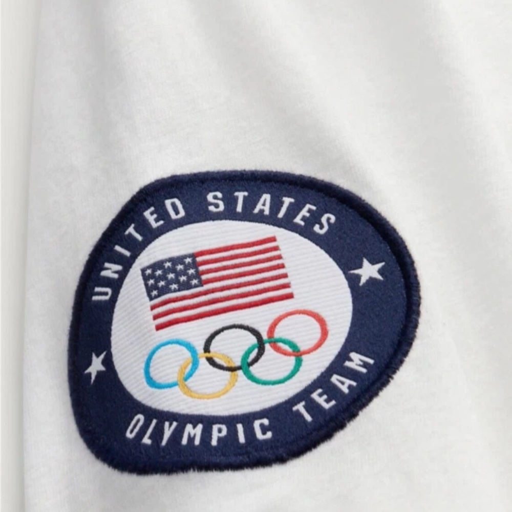 Polo Ralph Lauren Mens White Team USA Polo Bear Olympic Tee Shirt Sweater NWT L - Picture 4 of 4